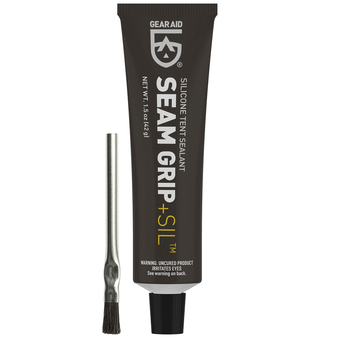 Seam Grip SIL Silicone Sealant for Silnylon Tents and Tarps, Clear, 1.5 oz (10440)