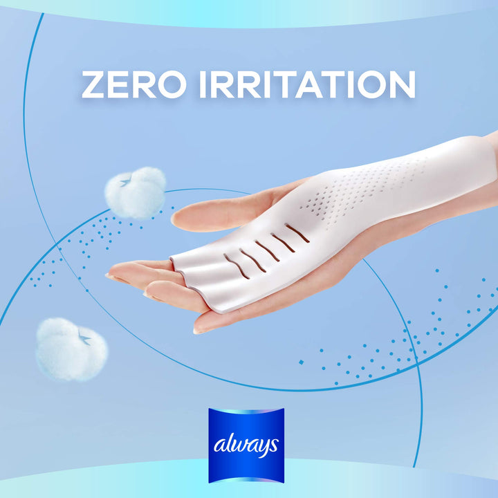 Infinity Size 3 Feminine Pads with Wings, Extra Heavy Flow Absorbency, Unscented, 14 count