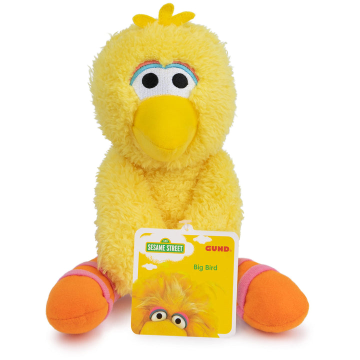 Sesame Street Official Big Bird Take Along Buddy Plush, Premium Plush Toy for Ages 1 & Up, Yellow, 13”