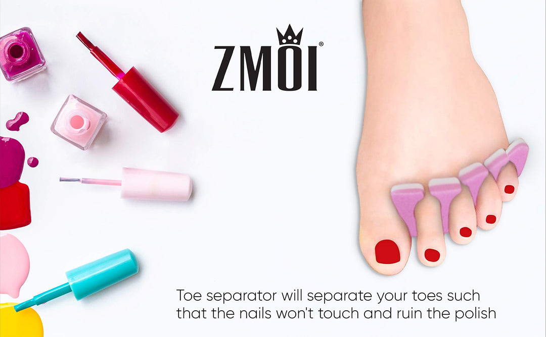 Toe Separators - Super Soft, Durable Two Tone 12 Packs