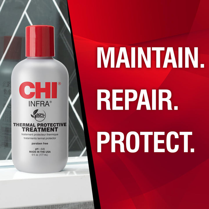 Infra Thermal Protective Treatment, Hair Serum For Protecting Color & Adding Superior Shine & Softness, Hydrating Formula, Sulfate-free, 6 Oz
