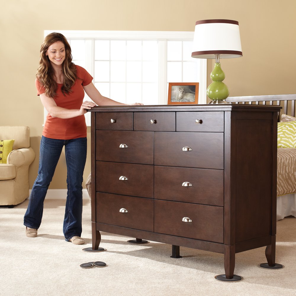 Assorted Reusable Furniture Sliders, Beige (16 Pack)