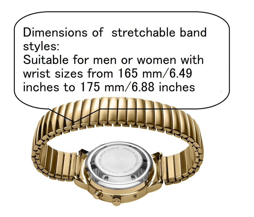 English Talking Watch for Seniors Unisex Men Women Loud Sound Time-Day-Date Alarm Clock for Visually Impaired