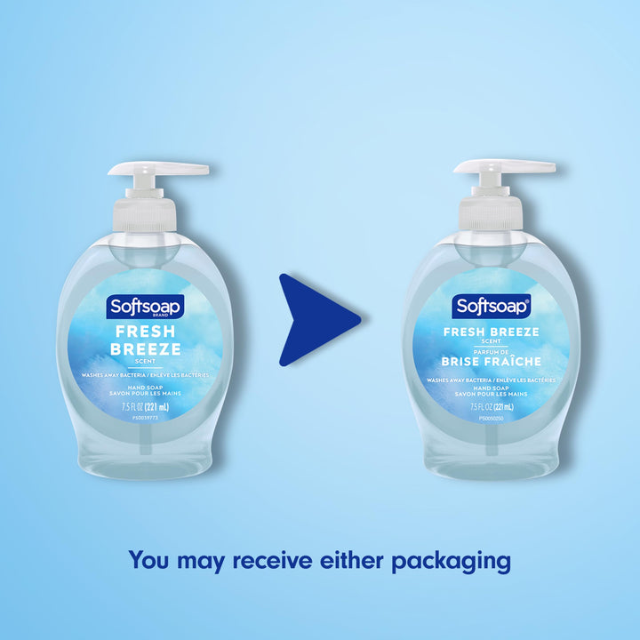 Liquid Hand Soap, Fresh Breeze - 7.5 fluid ounce (Pack of 6)