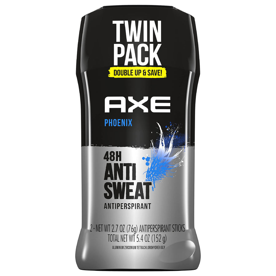 Antiperspirant Deodorant For Men For Long Lasting Freshness Phoenix Crushed Mint And Rosemary 48 Hour Sweat Protection Mens Deodorant 2.7oz Twin Pk