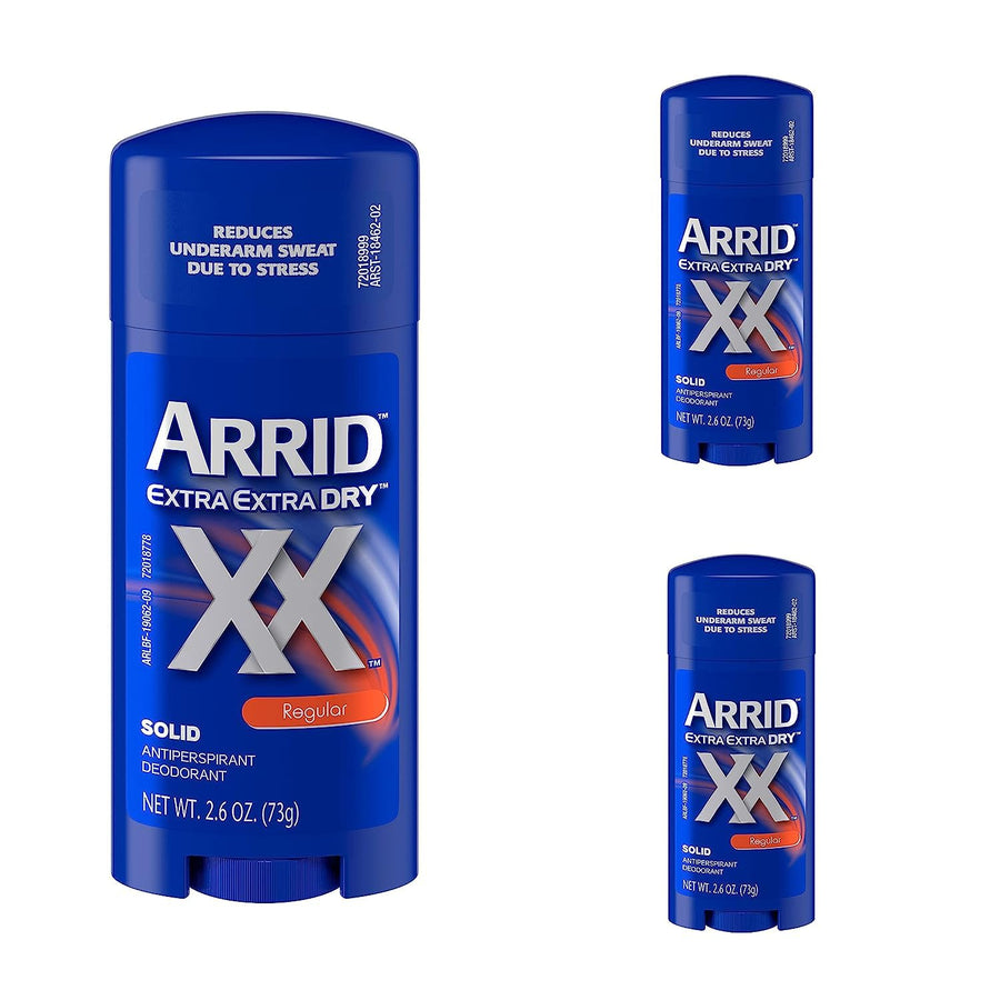 Xx Regular, Extra Extra Dry, Solid Antiperspirant Deodorant, 2.7 Oz. (Pack Of 3)