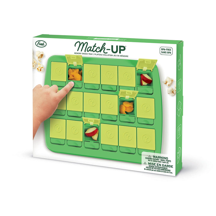 Match UP Memory Snack Tray, Fun Interactive Game Snack Tray for Kids, Travel-Friendly, The Ultimate Snacktivity for Picky Eaters