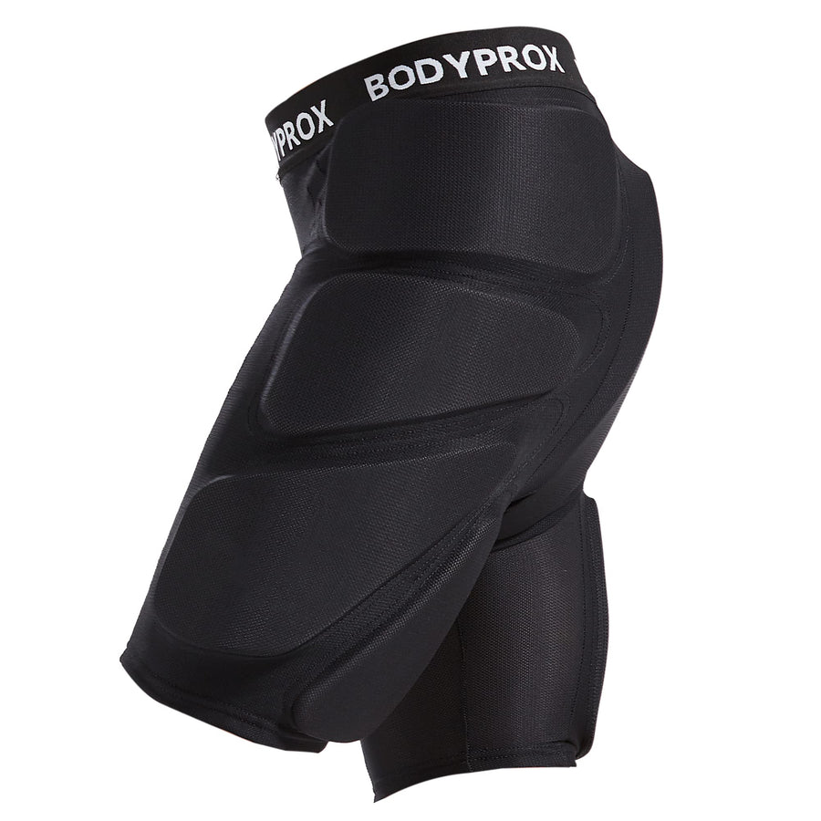 Protective Padded Shorts for Snowboard,Skate and Ski,3D Protection for Hip,Butt and Tailbone (Medium) Black
