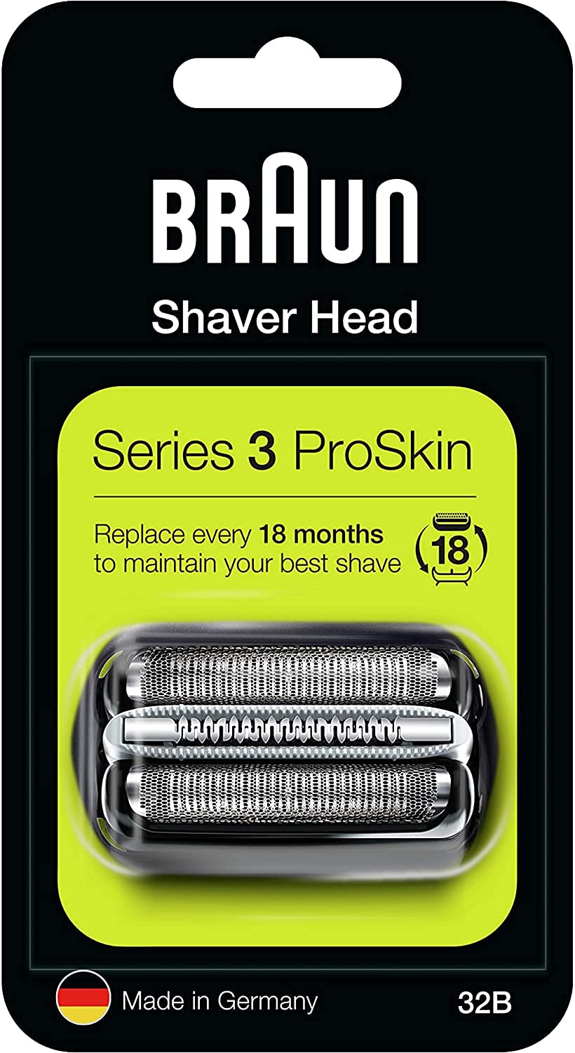 Razor Replacement Foil & Cutter Cassette 32B Series 3 320 330 340 350CC Black Shaving Heads