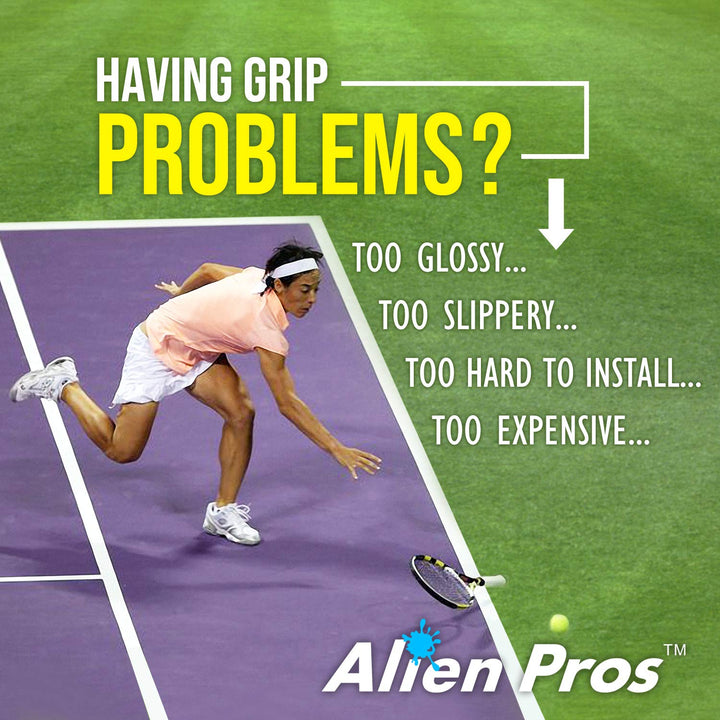Tennis Racket Grip Tape (6 Grips) - Precut and Dry Feel Tennis Grip - Tennis Overgrip Grip Tape Tennis Racket - Wrap Your Racquet for High Performance (6 Grips, Purple)