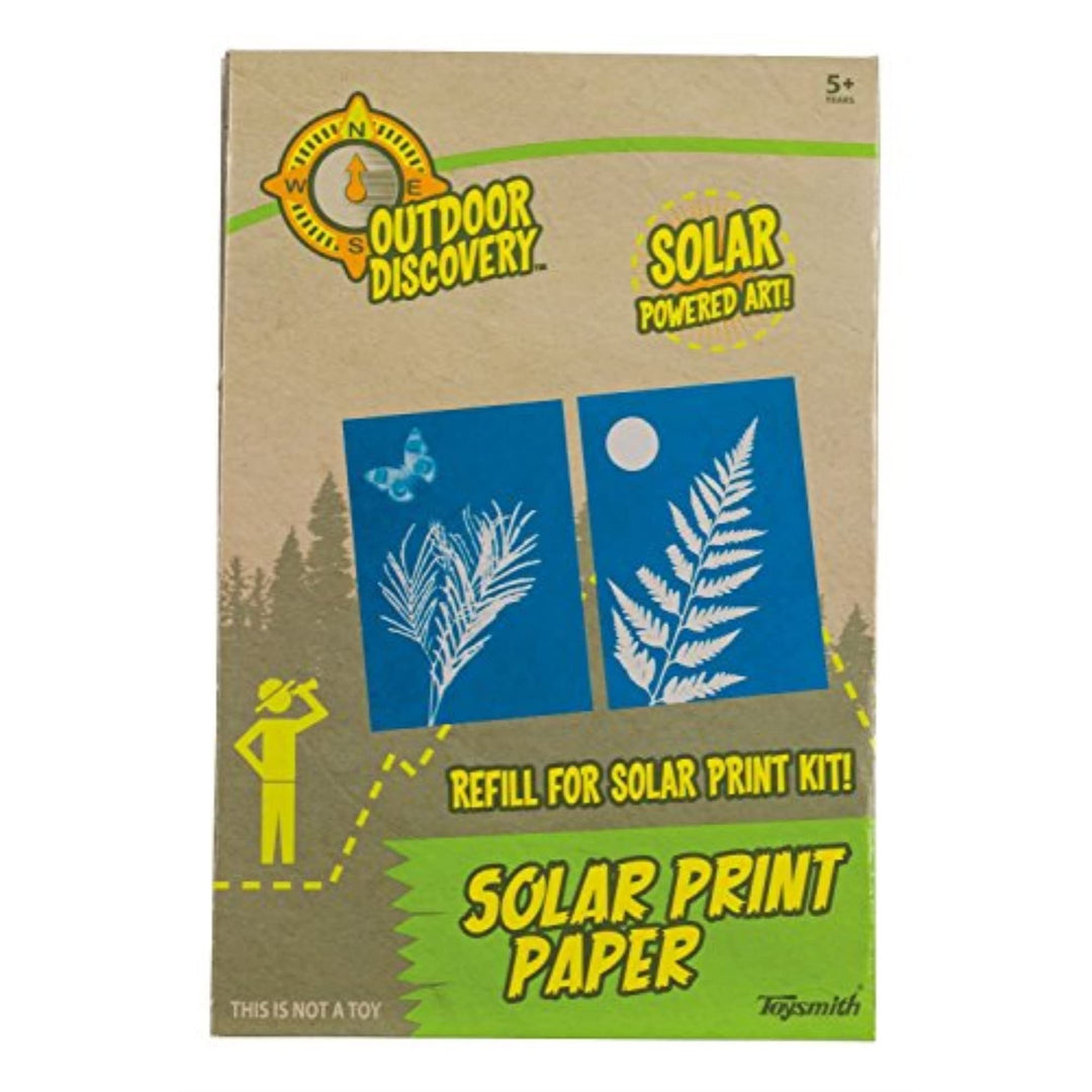 Toysmith Outdoor Discovery, Solar Print Paper, Refill for Solar Print Kit, For Boys & Girls Ages 5+