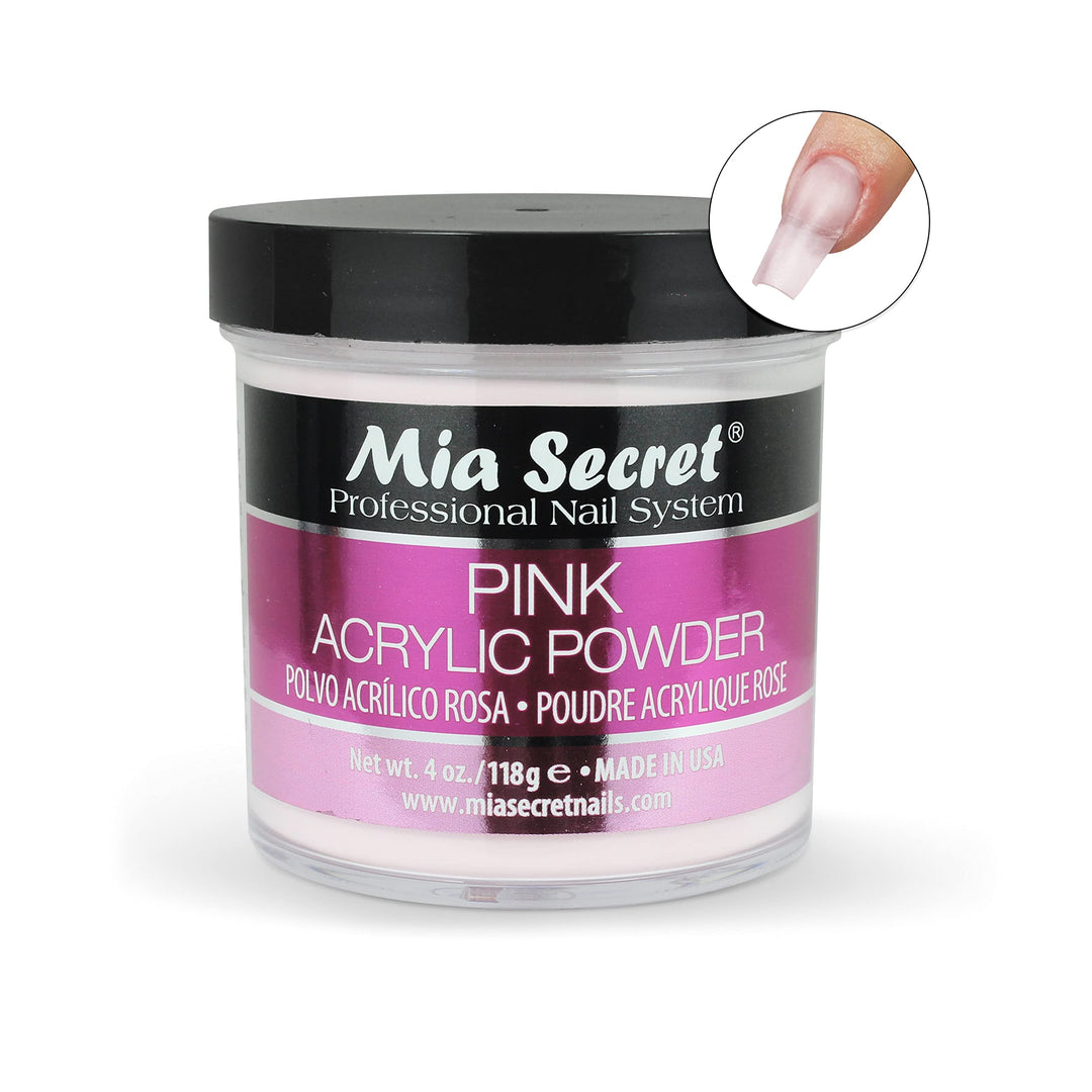 Pink Acrylic Powder 4 oz.