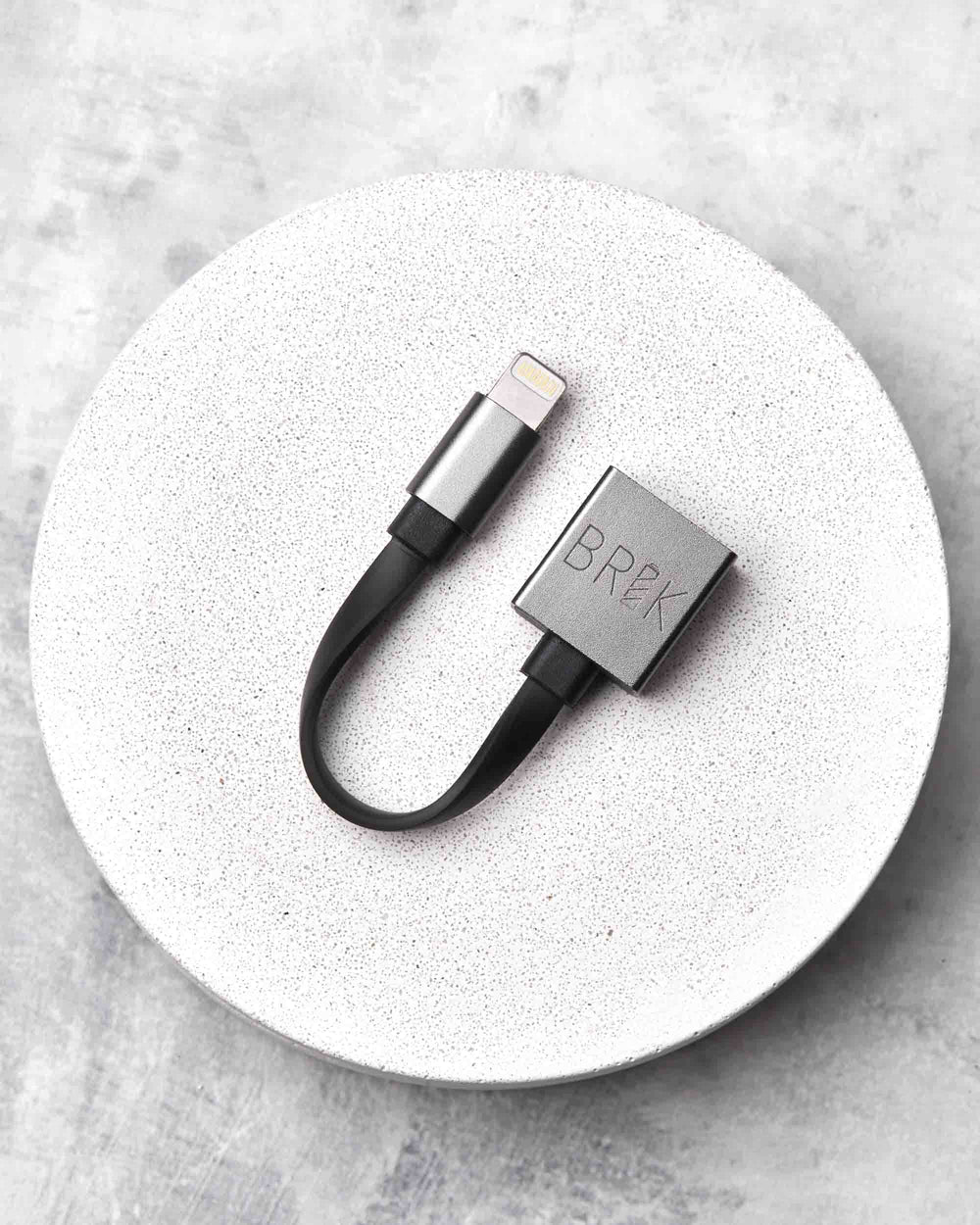 Magnetic Charging Cable - Smartphone Charger Cord - Universal Design - Anodized Metal - 3in (1-Pack)