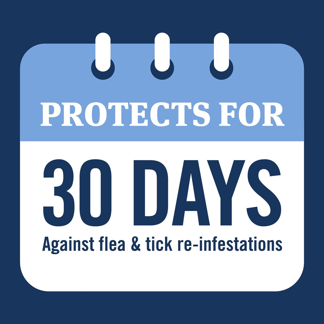 Plus Flea and Tick Prevention for Dogs, Dog Flea and Tick Treatment, 3 Doses, Waterproof Topical, Fast Acting, Small Dogs (5-22 lbs)