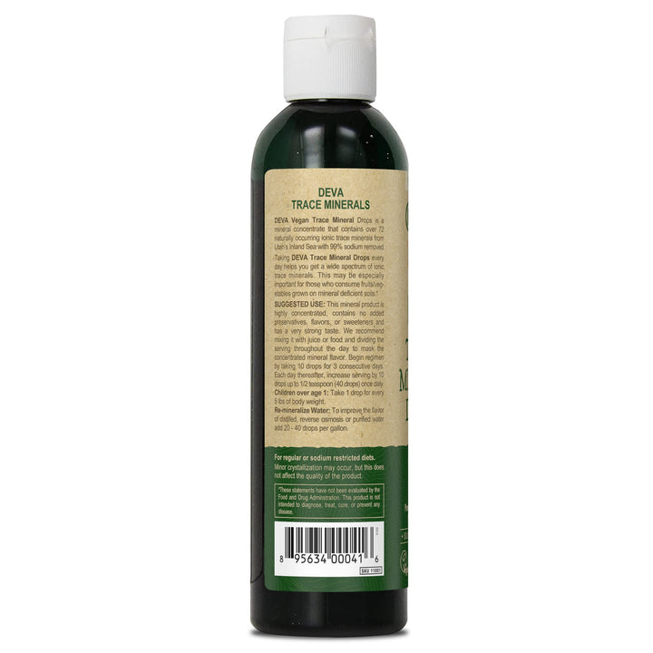 Vegan Ionic Trace Mineral Drops, Low Sodium, pH Balancing, 96-Day Supply, 8 Fl Oz