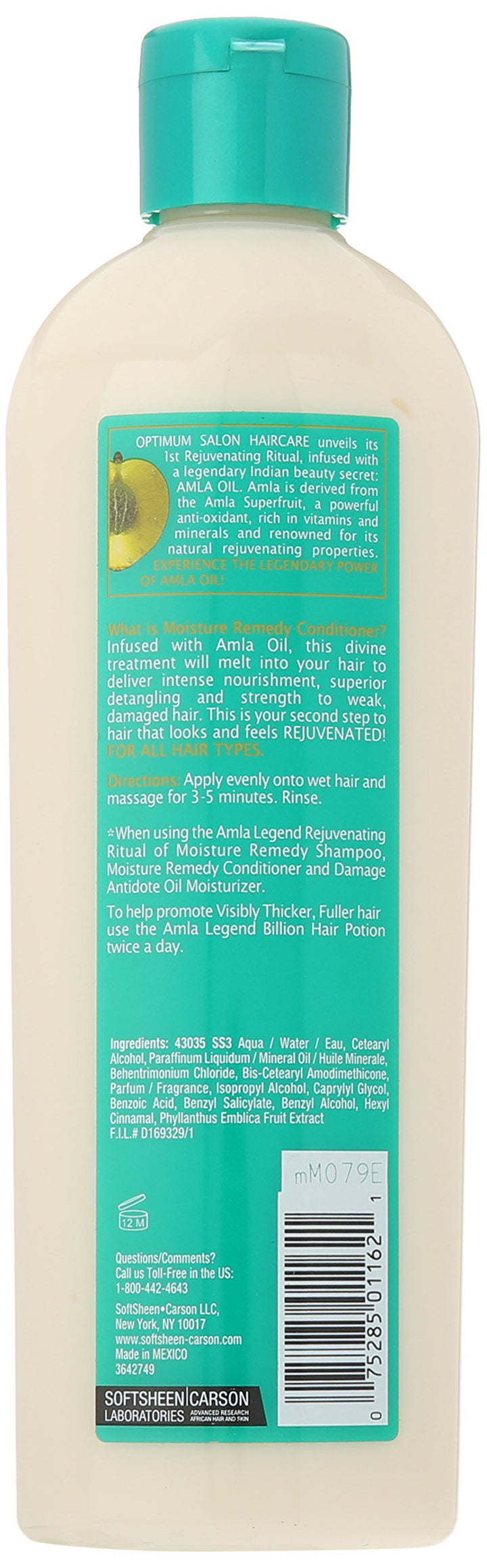-Carson Optimum Salon Haircare Amla Legend Moisture Remedy Conditioner, 13.5 oz