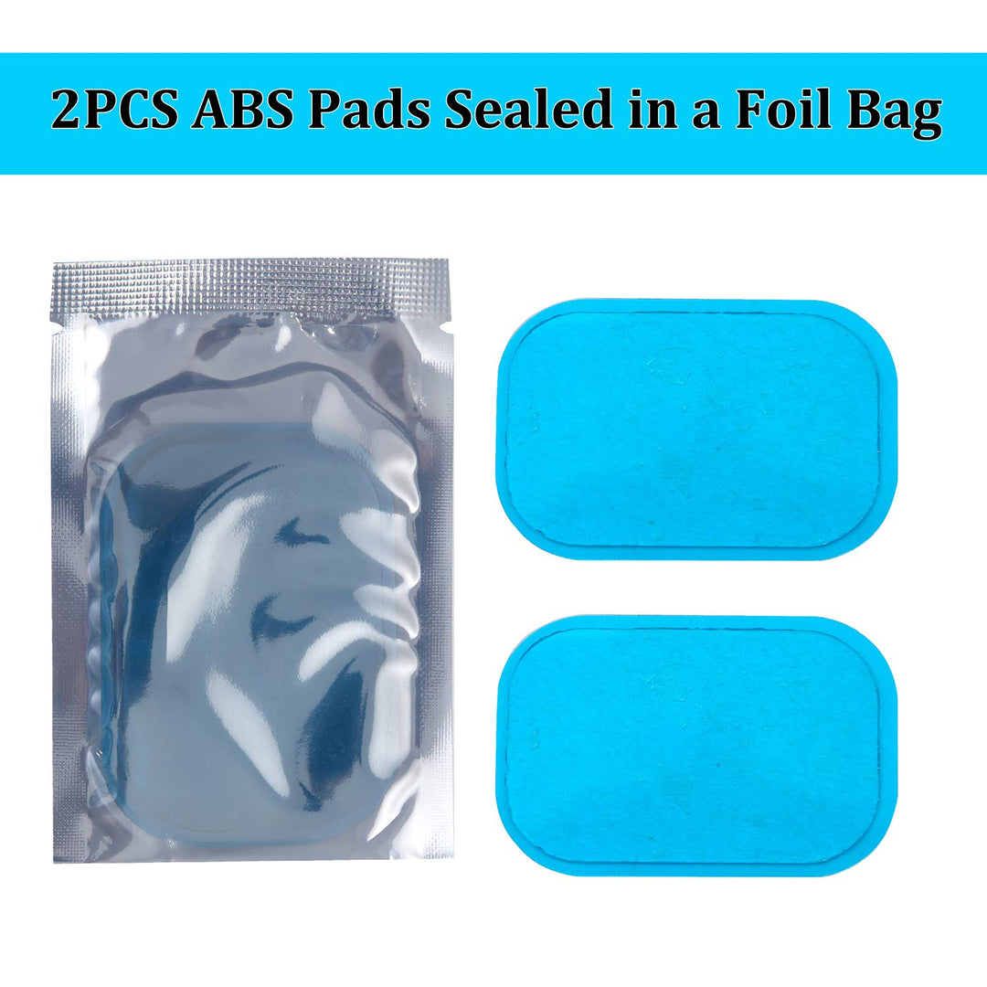 ABS Gel Pads, 50PCS Muscle Stimulator Pads Replacement for Ultimate Muscle EMS Toner Abdominal Belt Belly Thigh Flab Arm Leg Waist Workout Trainer Machine
