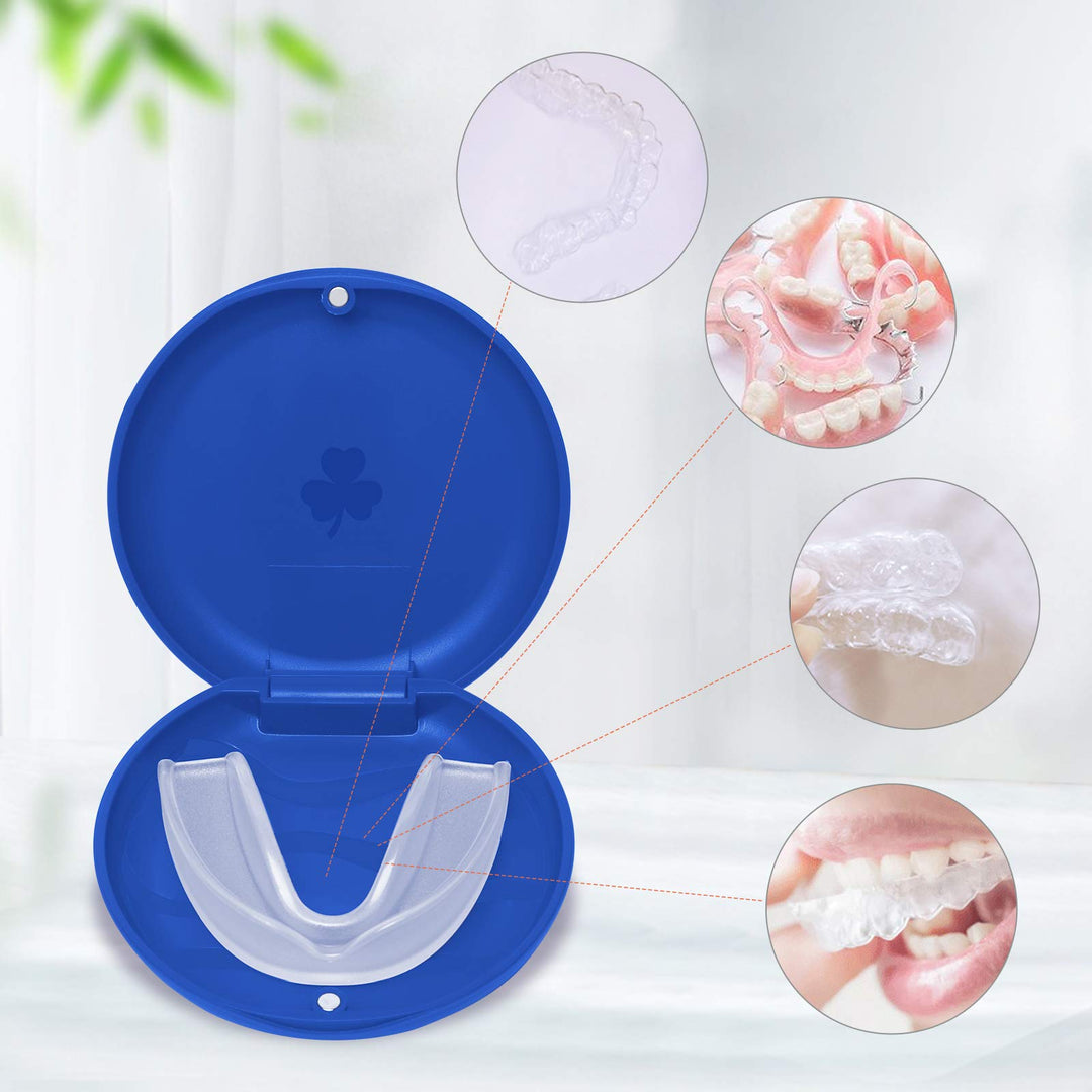 Retainer Cases,Solid Orthodontic Retainer Case (Blue)