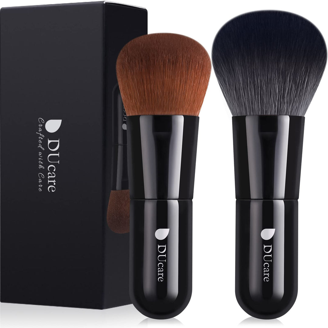 DUcare Foundation Brush and Concealer Brush (brown)
