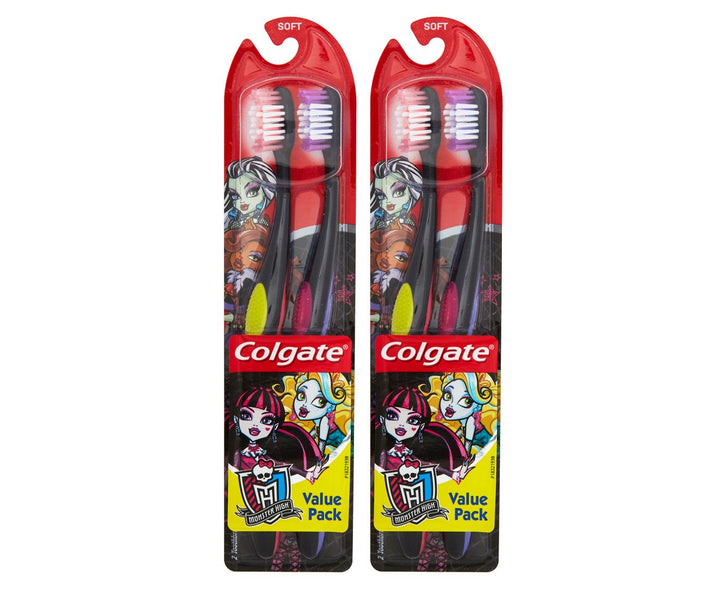 Monster High Toothbrush Value Set - Soft (Colors may Vary)