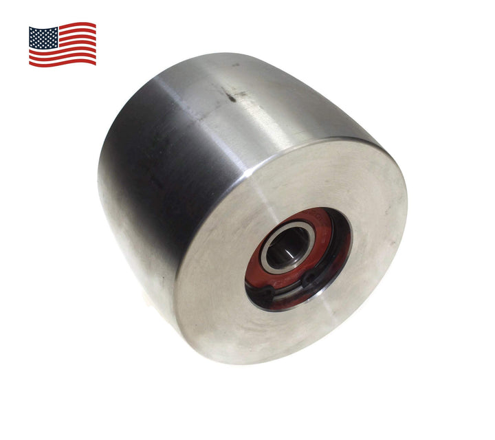 Belt Grinder 2x72 Wheel Set for Knife Grinder 5 Drive 5/8 Bore 3 Track 2 Idler (5 5/8-3 - 2)