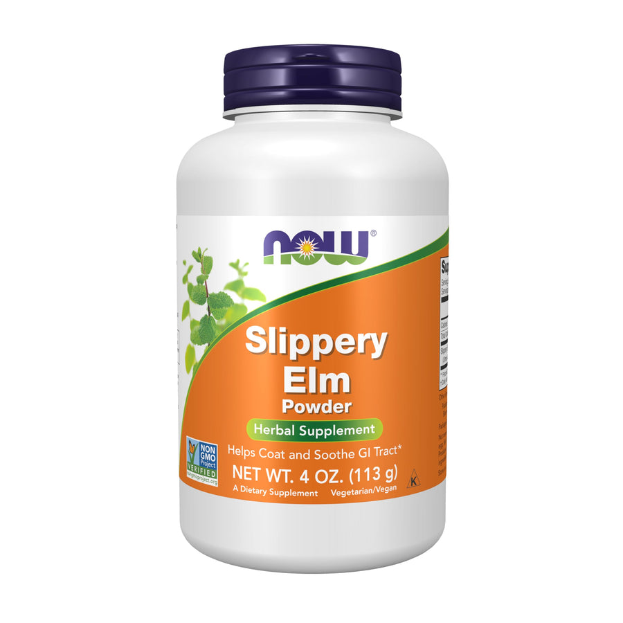 Foods Supplements, Slippery Elm Powder (Ulmus rubra), Non-GMO Project Verified, Herbal Supplement, 4-Ounce