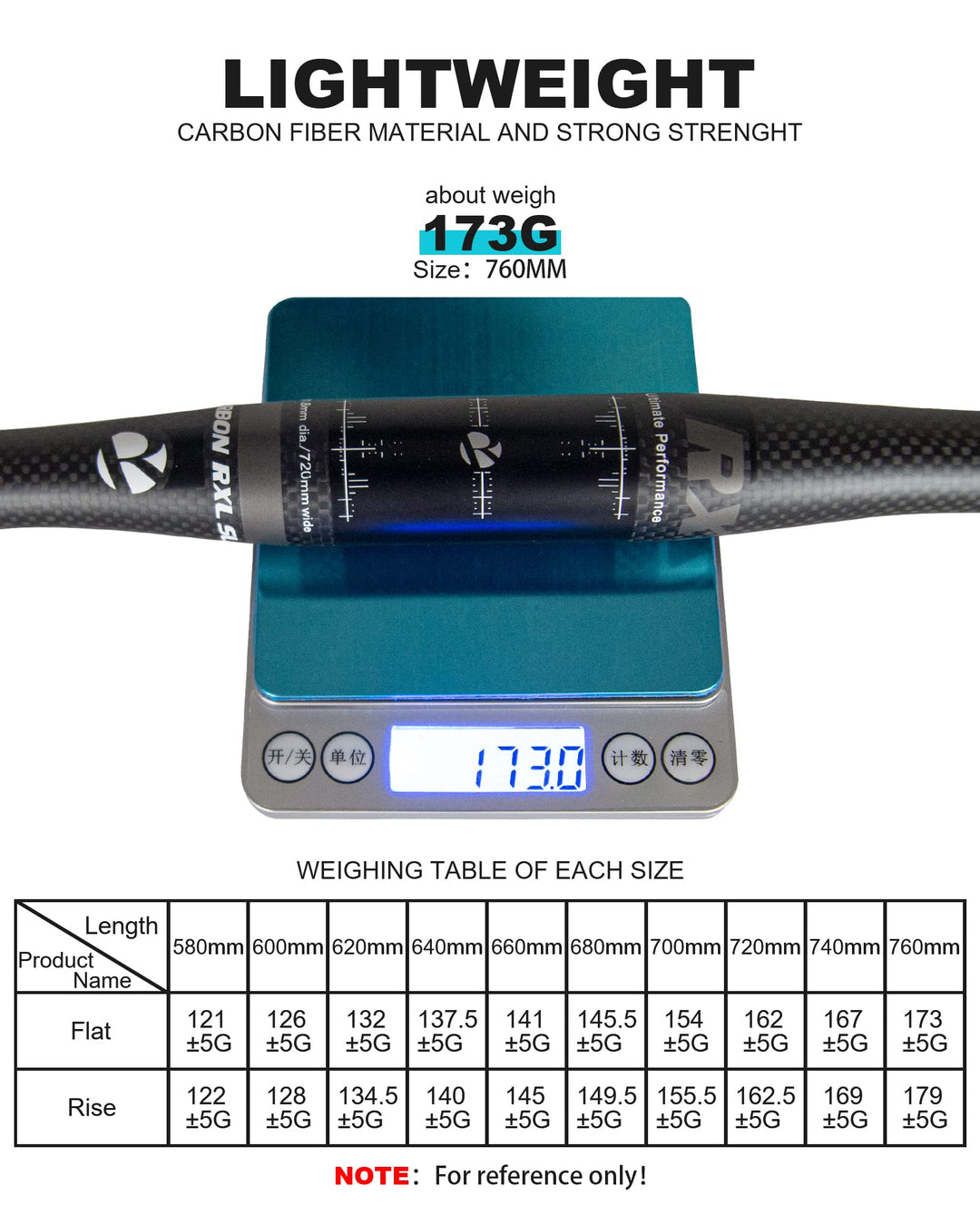 MTB Handlebars, Mountain Bike Handlebars, MTB Bars Riser Handlebars 31.8, Carbon Fiber 720mm 740mm 760mm MTB Bike Handlebars MTB Handle Bars(Red pro 3K, 720mm) Bicycle Handlebars MTB Bars