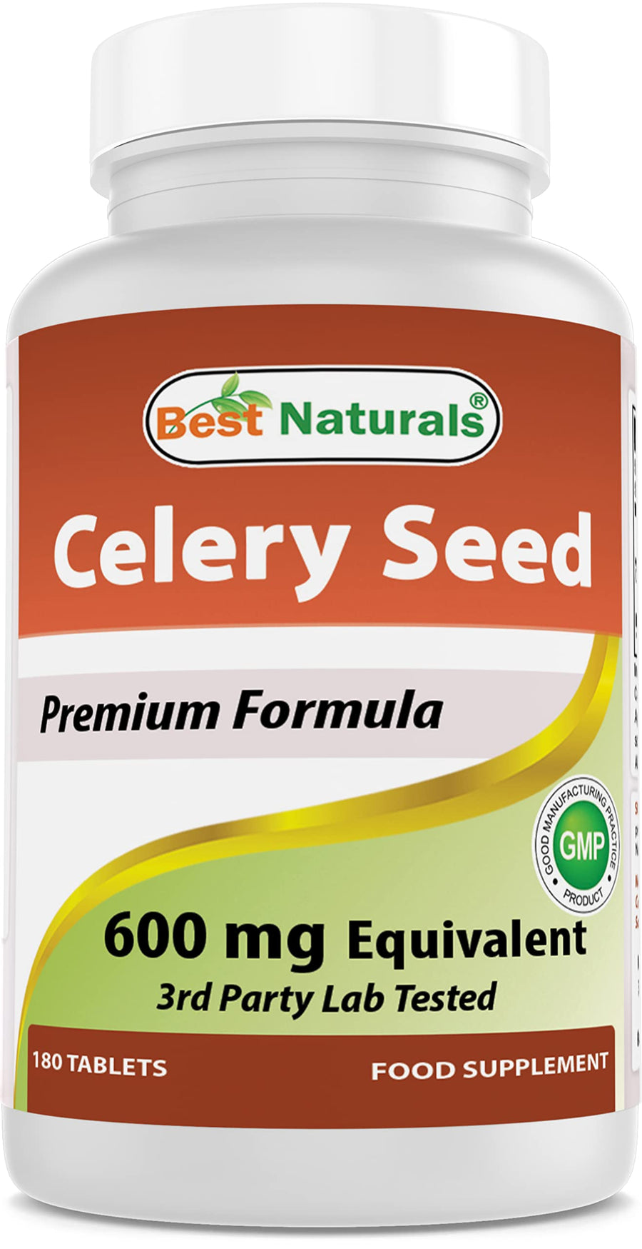 Celery Seed 600 Mg Tablet, 180 Count (817716014401)
