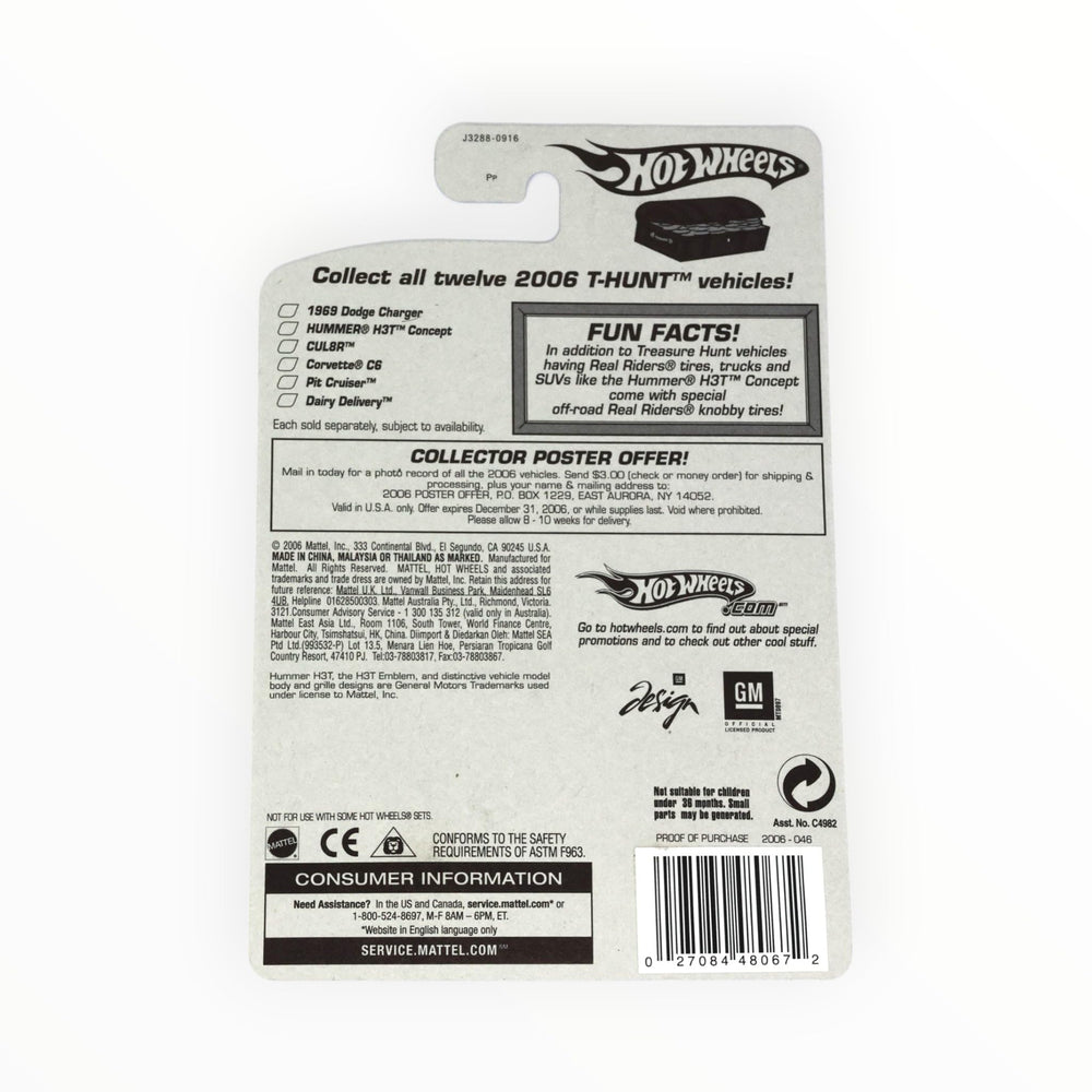 2006 Treasure Hunt #8 Hummer H3T Concept 06 Card #2006-46 Collectible Collector Car Mattel