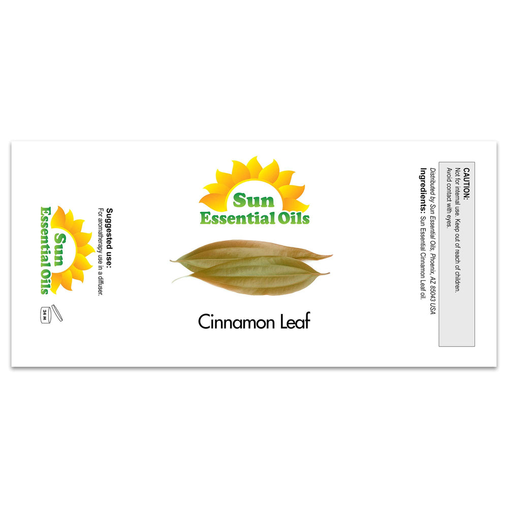 Sun Organic 16oz : Cinnamon Leaf (Mega 16oz) Best Essential Oil