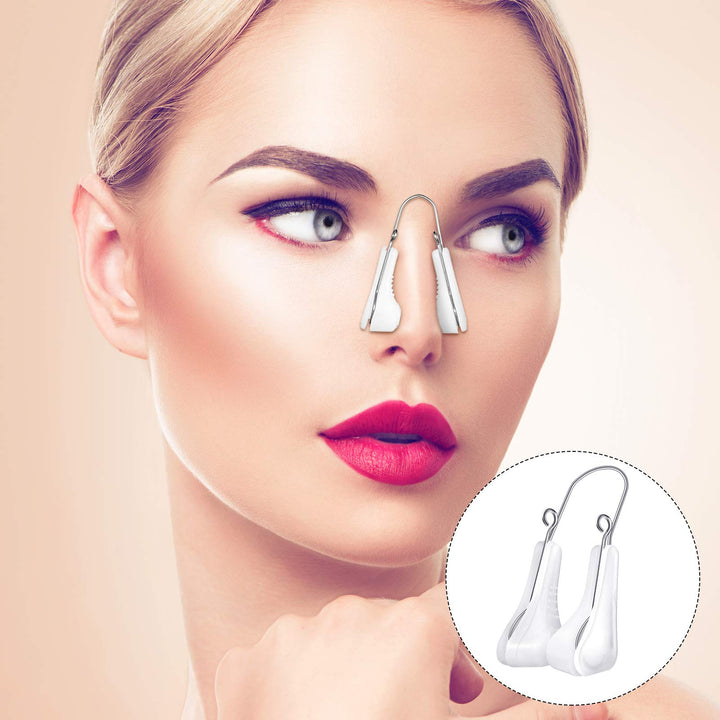 9 Pieces Nose Shaper Clip Nose Lifting Shaping Clip Nose up Lifting Clips Nose Lifter Silicone Nose Bridge for Wide Nose, Low Nose, Inverted Nose, Curved Nose, Big Nose