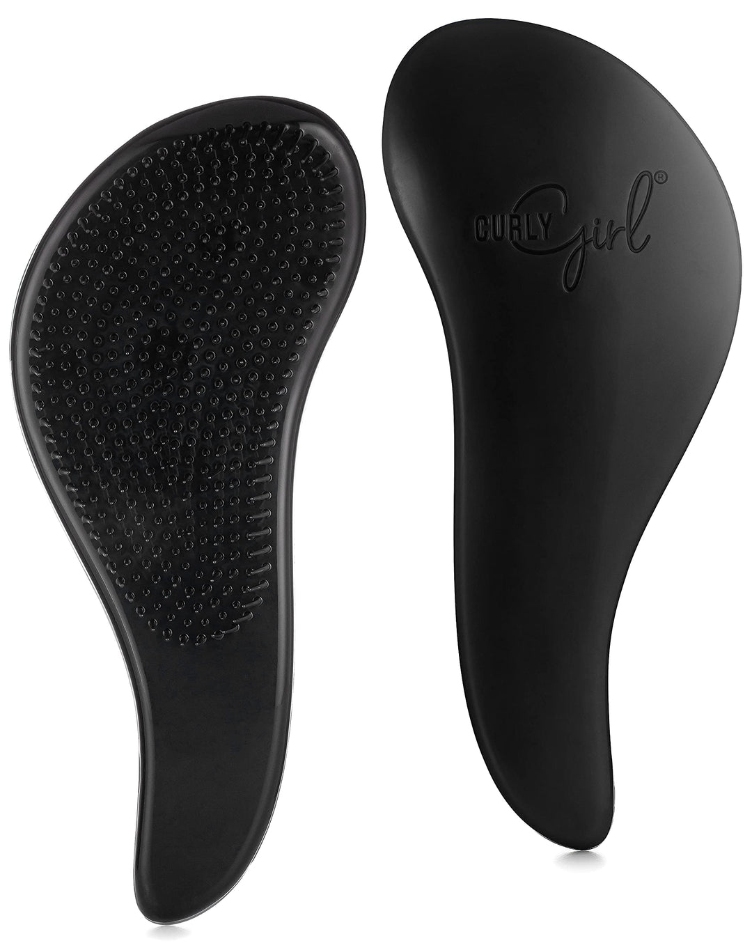 Breeze Thru Detangling Brush | Hair Detangler Hairbrush for Adults & Kids | Gets Rid of Tangles & Knots in Natural, Curly, Straight, Wet or Dry Hair (Black)