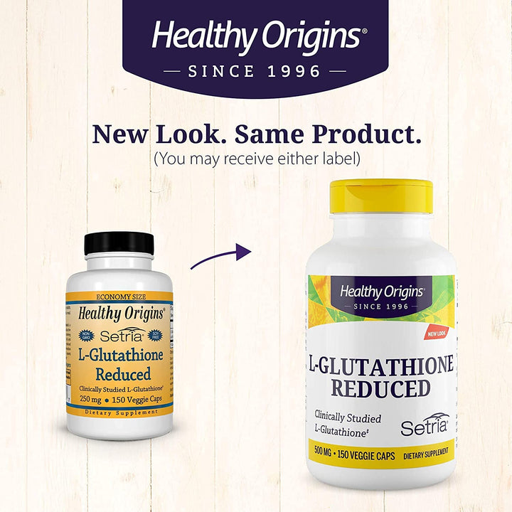 L-Glutathione Natural 500 MG Reduced, 150 Count