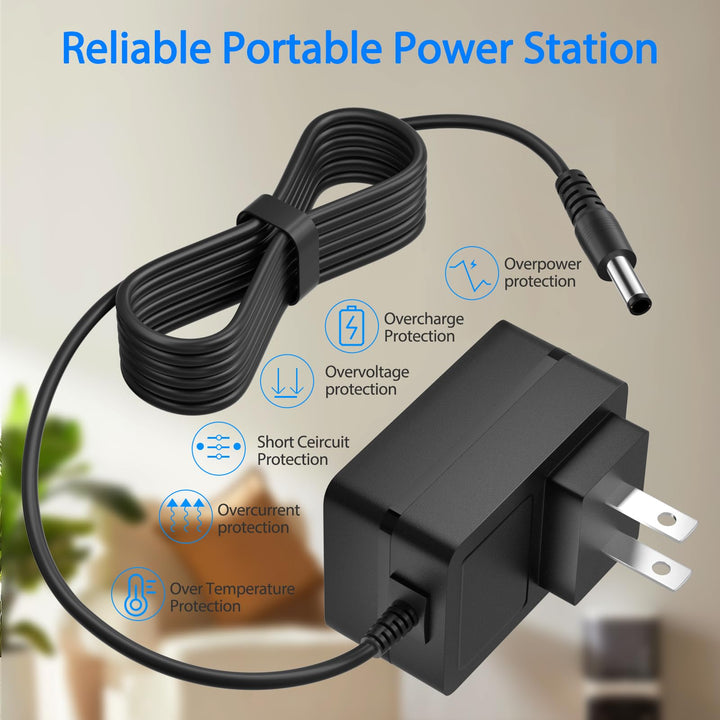12V WiFi Router Power Adapter,AC DC Power Supply Adapter Charger Cord for Netgear N300 N600,TP-Link,Linksys Wireless Router Power Supply Cable Cord,12volt Power Adapter Plug 5.5 x 2.1mm & 2.5mm