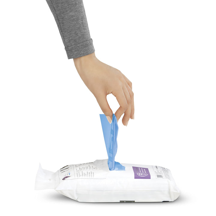 Code K 60 Count, Genuine Custom Fit Liners, Drawstring Trash Bags in Dispenser Packs, 35-45 Liter / 9.2-12 Gallon, Blue