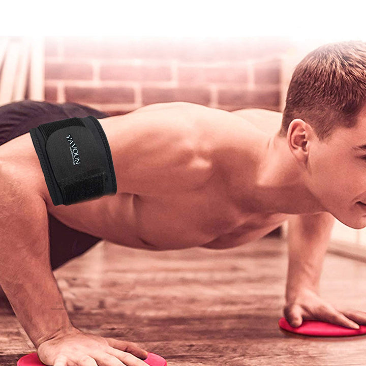 Plus Size Bicep & Tricep Compression Sleeve/Wrap - Tricep Tendonitis, Bicep Tendonitis - Pain Relief for Bicep and Tricep Muscle Strains, Compression Arm Support fit 14.3-18.3 inch bicep(XL-XXL)