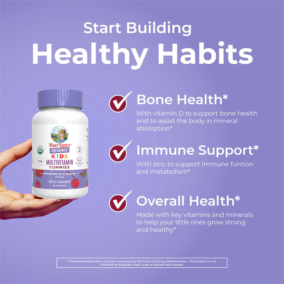 Kids Vitamins | Multi | 1 Month Supply | Kids Multivitamin Gummies for Ages 4+ | Vegan | Only 2 Gummies a Day | 60 Count