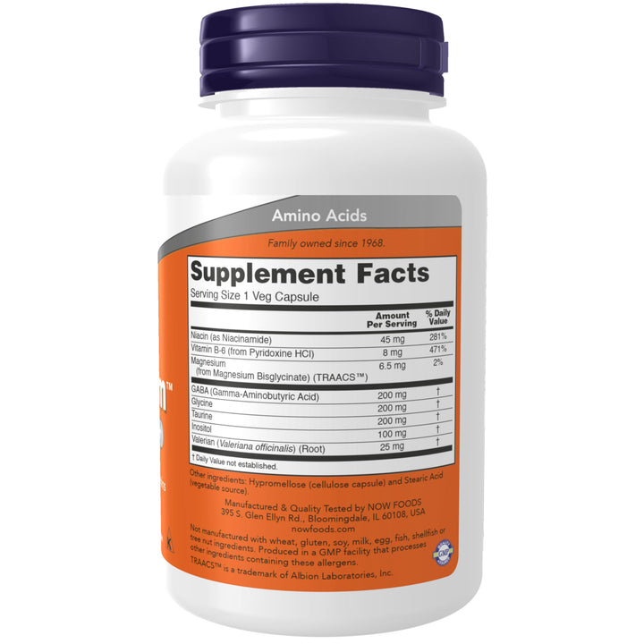 Supplements, True Calm, with Magnesium, GABA, B Vitamins & More, 90 Veg Capsules