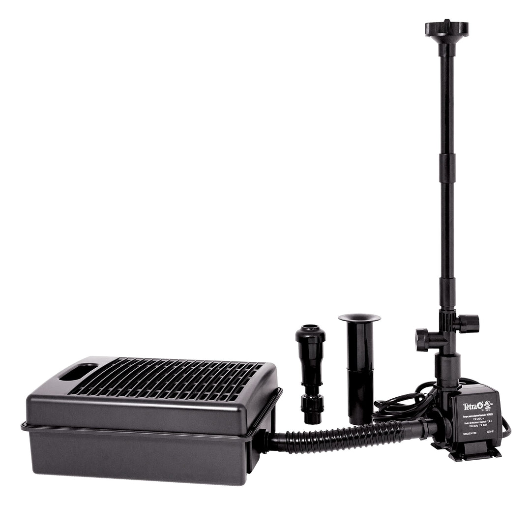Pond Filtration Fountain Kit, Includes 3 Fountain Attachments