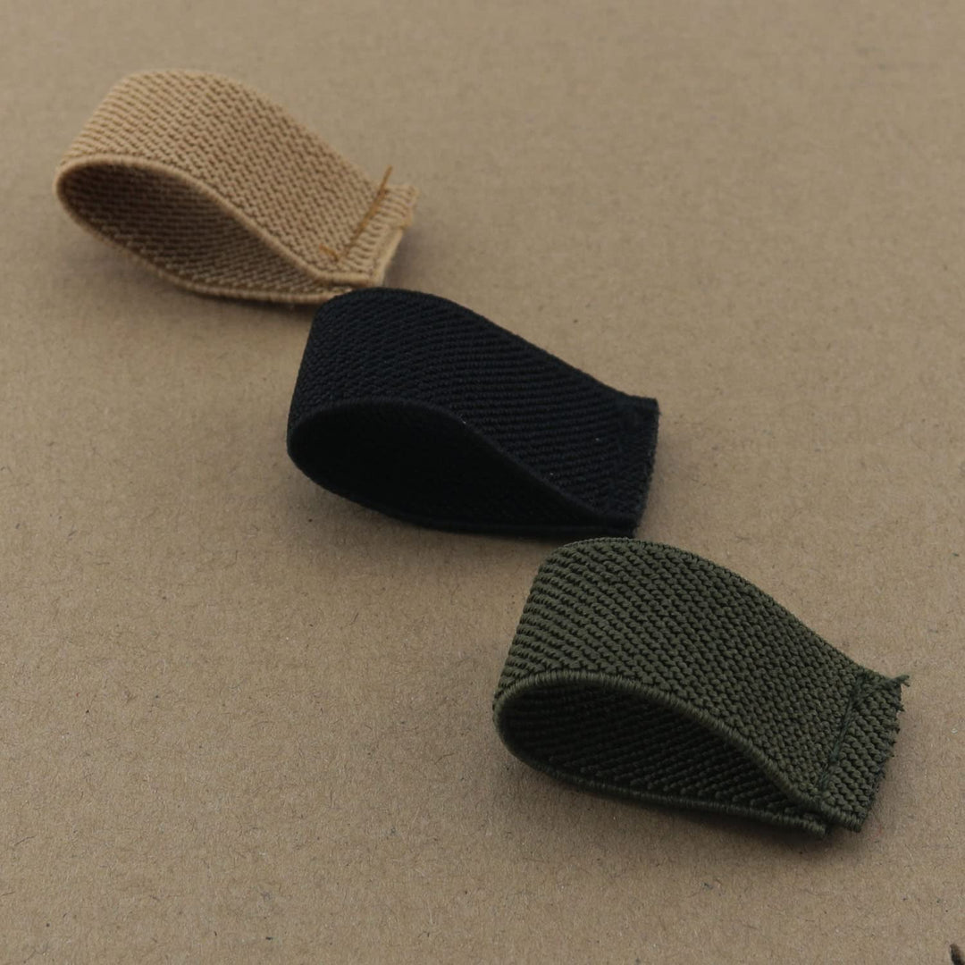 Belt Keeper 6PCS 3Colors Web Belt Elastic Loop Keepers Retainers for 3.5-4cm Wide Belts