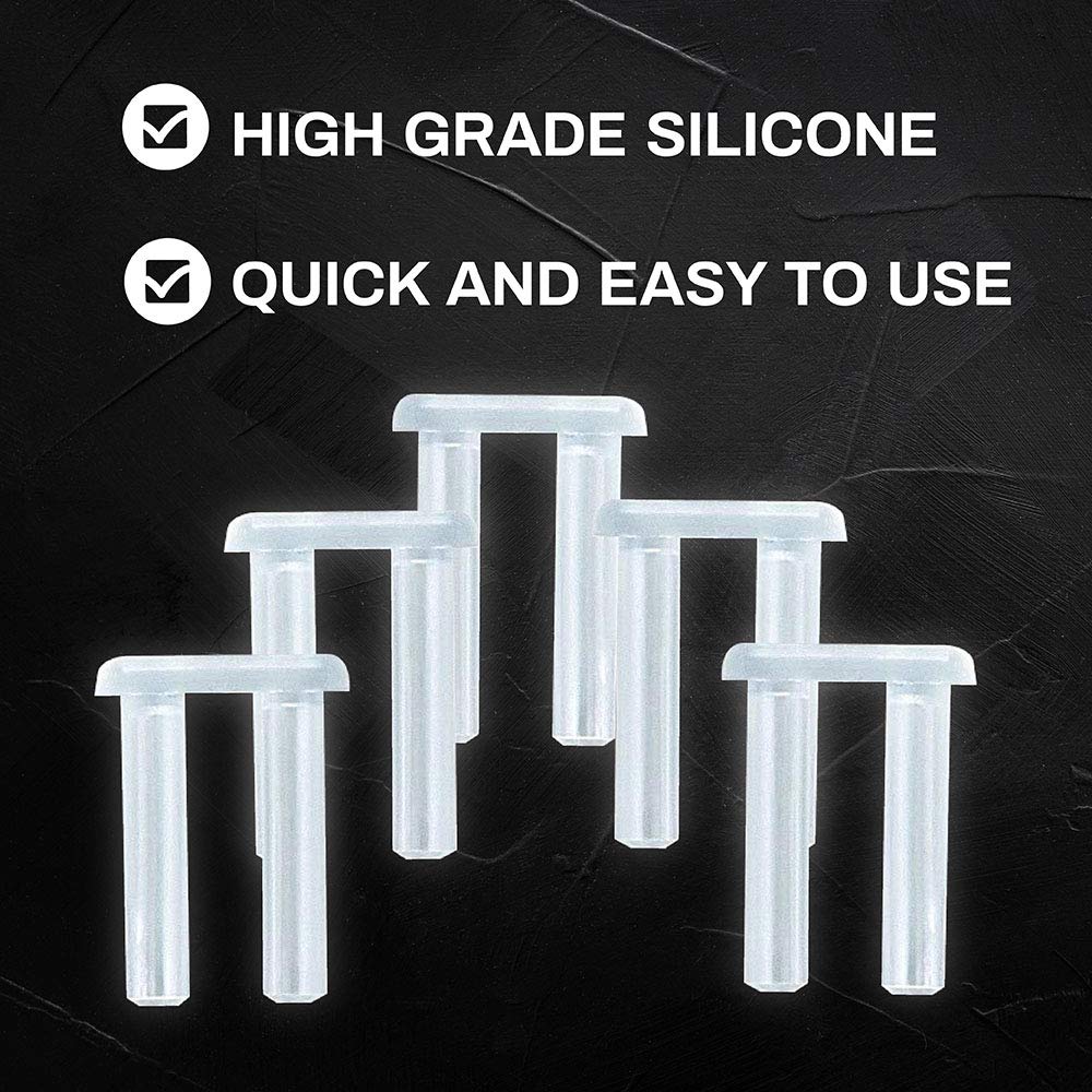 Premium Quality Rimless Frames Plugs Pins Bushings | 50 pcs | by Sports World Vision