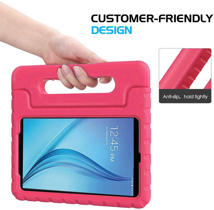 Kids Case for Samsung Galaxy Tab E Lite 7.0 Inch - ShockProof Case Light Weight Kids Case Super Protection Cover Handle Stand Case for Children for Samsung Galaxy Tab E Lite 7 Inch Tablet - Rose
