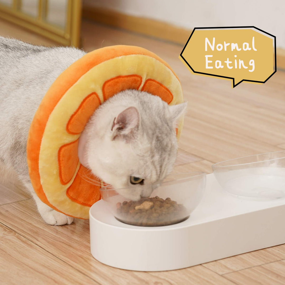 Adjustable Cat Cone Collar - Soft, Cute Recovery Collar for Kittens After Surgery