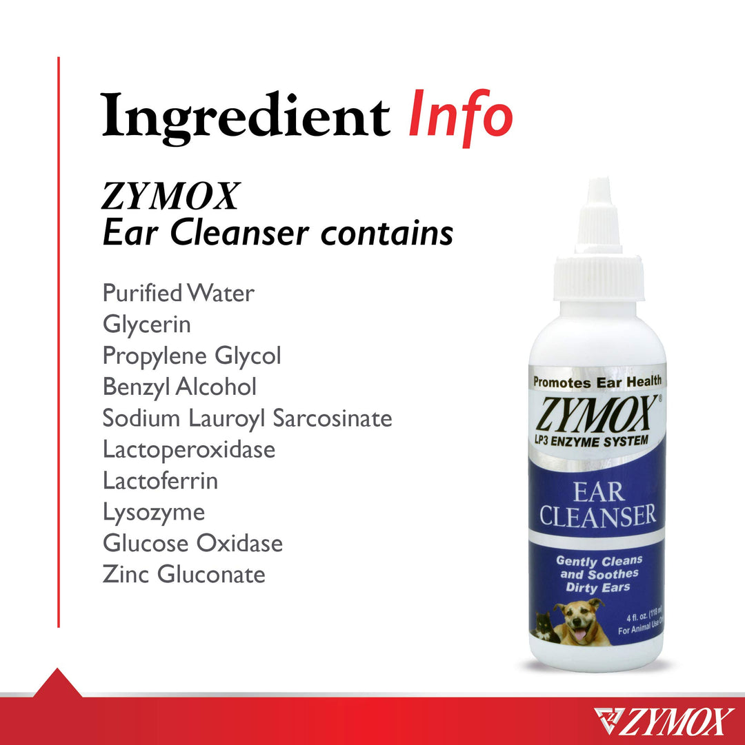 Zymox Ear Cleanser With Bio-Active Enzymes, 4 oz.