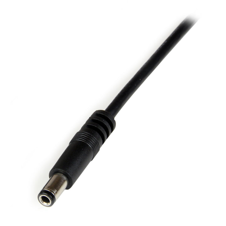 1m USB to Type N Barrel 5V DC Power Cable - USB A to 5.5mm DC - 1 Meter USB to 5.5mm DC Plug (USB2TYPEN1M), Black