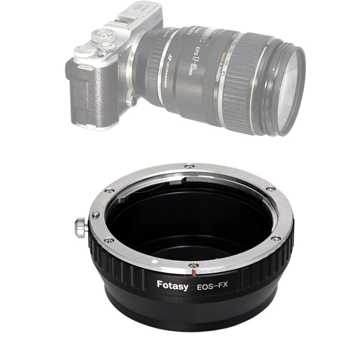 Manual Cannon EF EF-S Lens to Fuji X Adapter, EOS EF to X Mount Adapter, Compatible with Fujifilm X-Pro1 X-Pro2 X-Pro3 X-E2 X-E3 X-A10 X-T1 X-T2 X-T3 X-T4 X-T10 X-T20 X-T30 X-T30II X-T100 X-H1