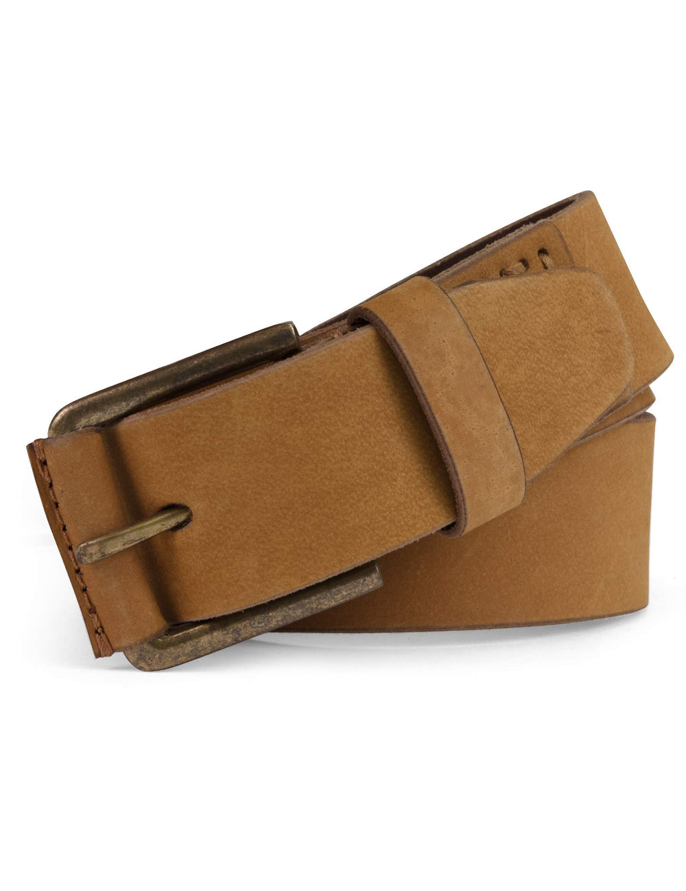 Men's 40mm Pull Up Big & Tall Leather Belt, Wheat, 46