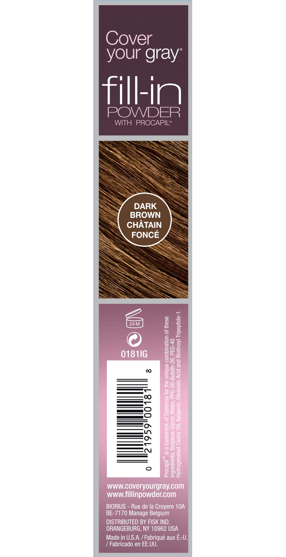 Fill In Powder - Dark Brown (Pack of 2)