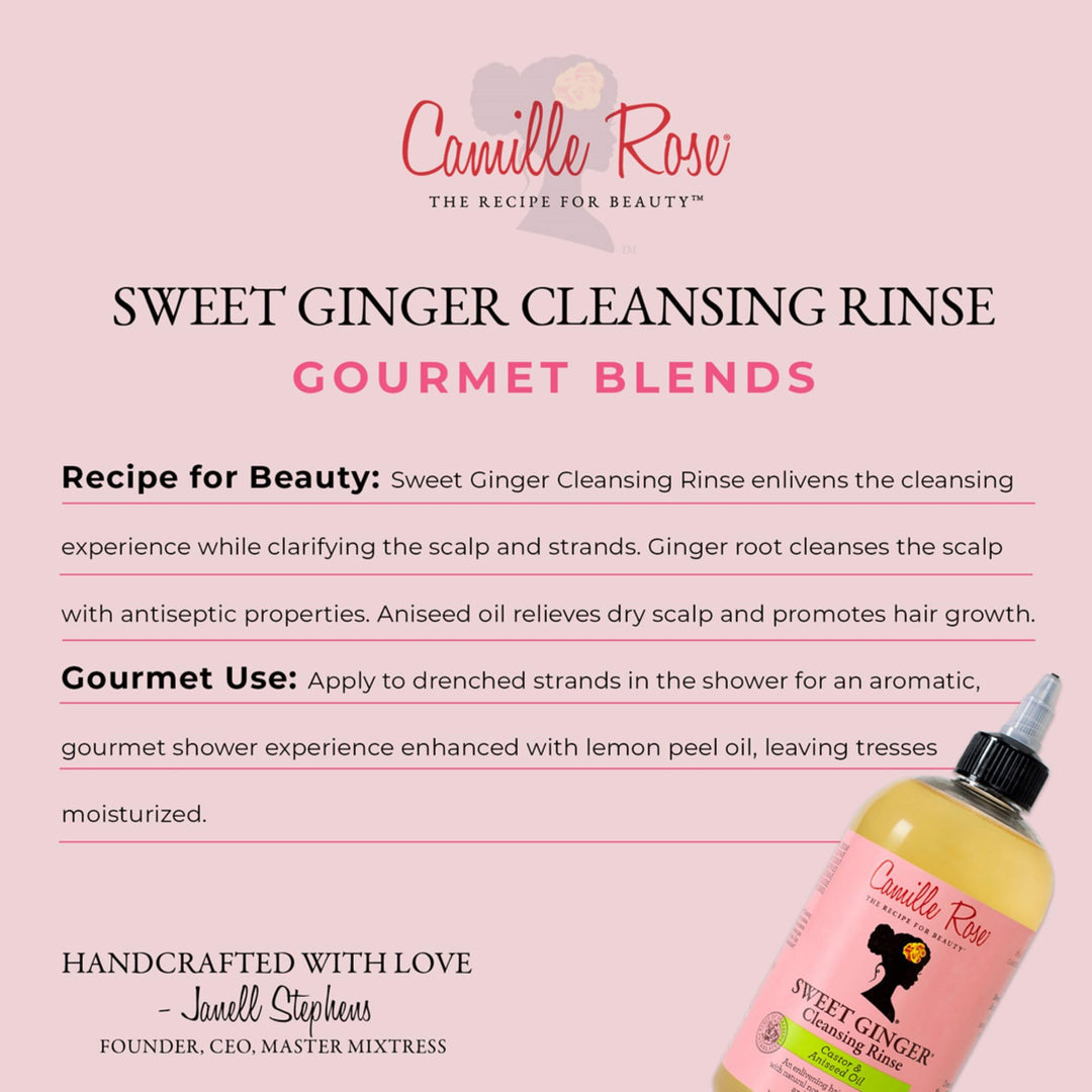 Sweet Ginger Rinse, Hair and Scalp Cleanser with Ginger Root and Aniseed Oil, to Clarify and Moisturize, for all Hair Types, 12 oz