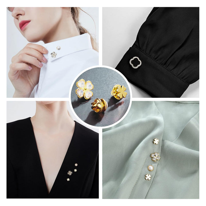 Pin Backs, Lapel Pin Backs, 50PCS Brass Metal Pin Backings for Brooch Tie Hat Badge Insignia, Gold